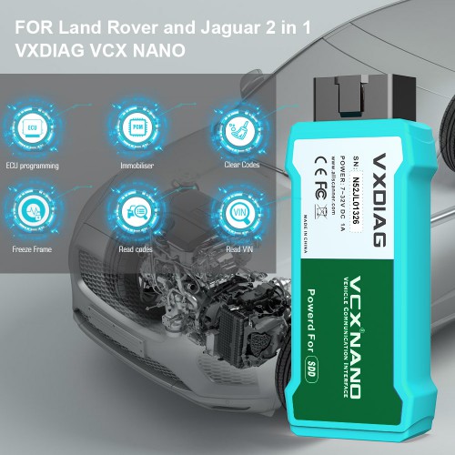 WIFI VXDIAG VCX NANO Pour Land Rover et Jaguar