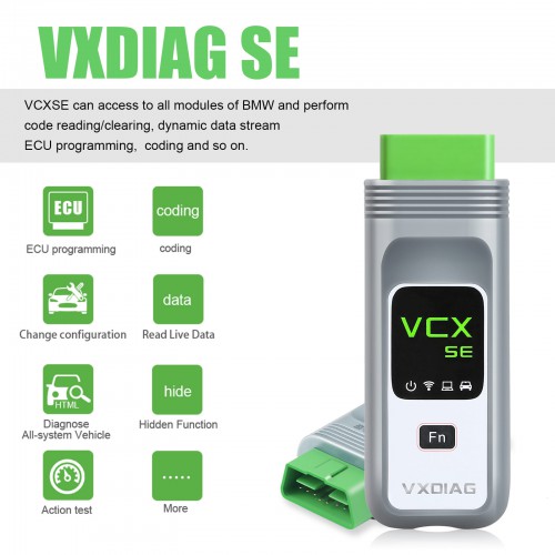 VXDIAG VCX SE BMW ICOM A2 A3 NEXT WIFI Programmation et Codage BMW E, F, G Séries Avec Logiciel SSD