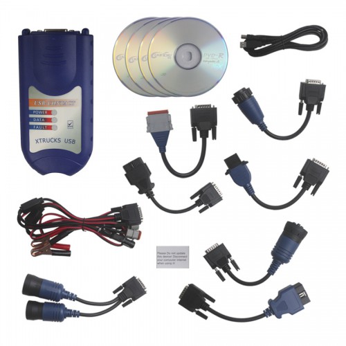 New XTRUCK USB CONTACT + Software Diesel Truck Diagnostic Interface