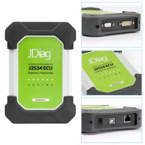 JDiag Elite II Pro J2534 Diagnostic and Coding Programming Tool with Full Adapters