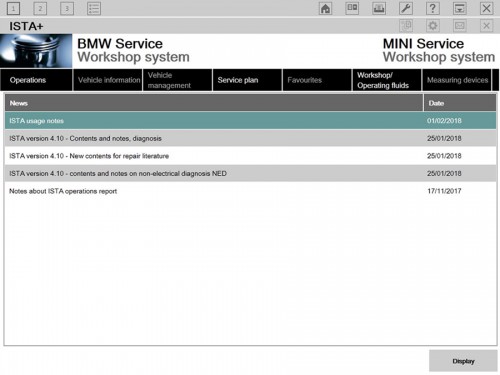 2018.5 BMW ICOM Software ISTA-D 4.10.20 ISTA-P 3.64.0.600 Engineering Mode Windows 7 HDD