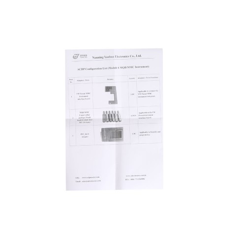 Yanhua Mini ACDP Module 6 pour VW MQB/MMC Ajustement Du Kilométrage IMMO Ajouter PCF-key Adaptateur Avec Licence A601