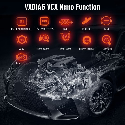 VXDIAG VCX NANO V122 Pour Ford Mazda Avec IDS Supporte Le Français