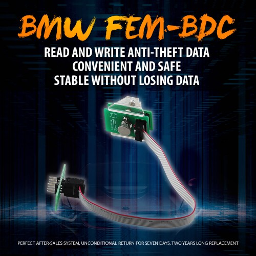 OEM BMW FEM-BDC IMMO 95128/95256 Chip Dash 35080/35160 Data Reading 8-PIN Adapter