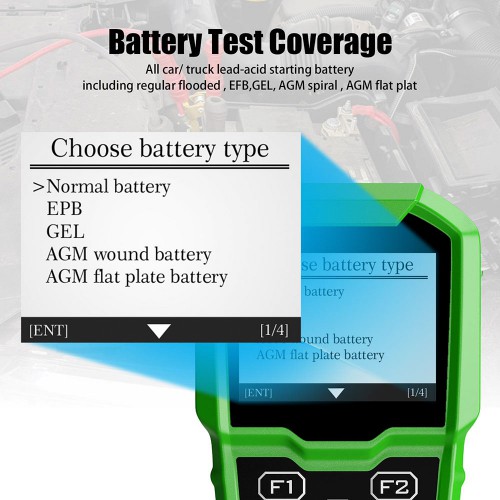 Obdstar BMT-08 12V/24V Automotive Battery Tester and Battery Matching Tool OBD2 Battery Configuration for Audi/BMW/Citroen/Ford/Jaguar