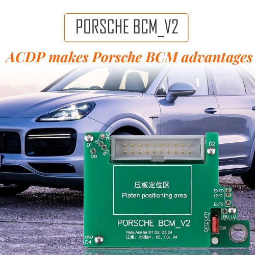Yanhua ACDP Module 10 Pour Porsche BCM Clé Programmation Pour Porsche 2010-2018 Ajouter Clé et Toutes Les Clés Perdues Avec Licence A900
