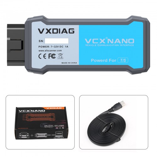 VXDIAG VCX NANO for TOYOTA Techstream V14.00.018 Compatible with SAE J2534