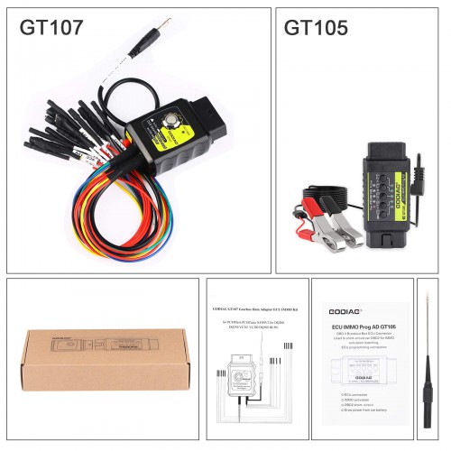 Godiag GT107 DSG Gearbox Data Adaptateur ECU IMMO Kit Pour DQ250, DQ200, VL381, VL300, DQ500, DL501