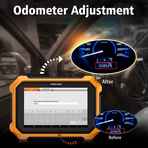 OBDSTAR X300 DP PLUS Tablet Full Configuration 2 ans mise à jour Supporte Immo+Kilometrage+OBD2 Diagnostic+Match De Maintenance+Fonctions Spéciales