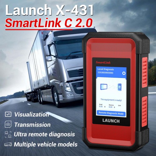 Launch X-431 SmartLink C 2.0 Module De Camion Lourd à l'étranger Configuration Standard en ligne