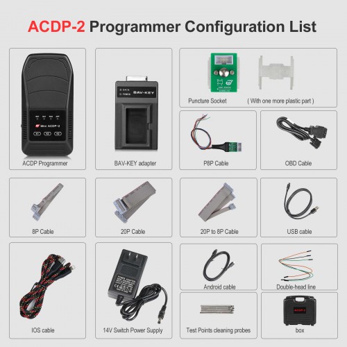 Yanhua Mini ACDP2 Clé Programmeur Plus Module 1 BMW CAS1 CAS2 CAS3 CAS3+ CAS4 CAS4+
