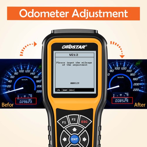 Original OBDSTAR X300M Cluster Calibration OBD ii Special Mileage Correction tool Support MQB