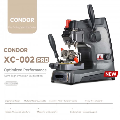 Original Xhorse Condor XC-002 Pro Machine à tailler les clés mécanique