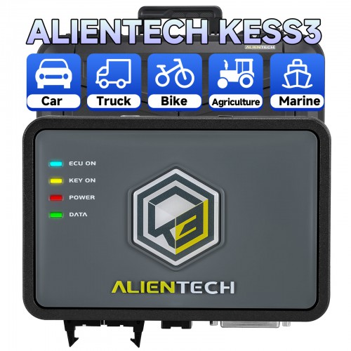 Original ALIENTECH Kess V3 KESS3 Programmation ECU et TCU via OBD, Boot et Bench avec 1 an abonnement gratuit