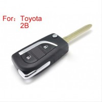 Toyota Modified Flip Remote Key Shell 2 Button