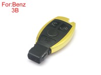 Remote Shell 3 Buttons (Small Button with Light) For Mercedes-Benz Waterproof