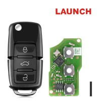 Launch LK-Volkswagen Smart Key (Folding 3-Bouton-Black) LK3-VOLWG-01 5PCS