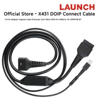 Launch DOIP Adaptateur Câble Pour Devices Avec CAR VII Bluetooth Connecteur