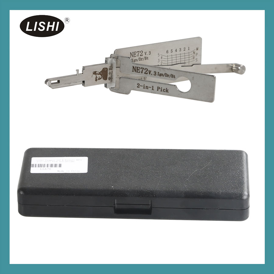 LISHI Peugeot 206 & Renault NE72 2in1Auto Pick and Decoder