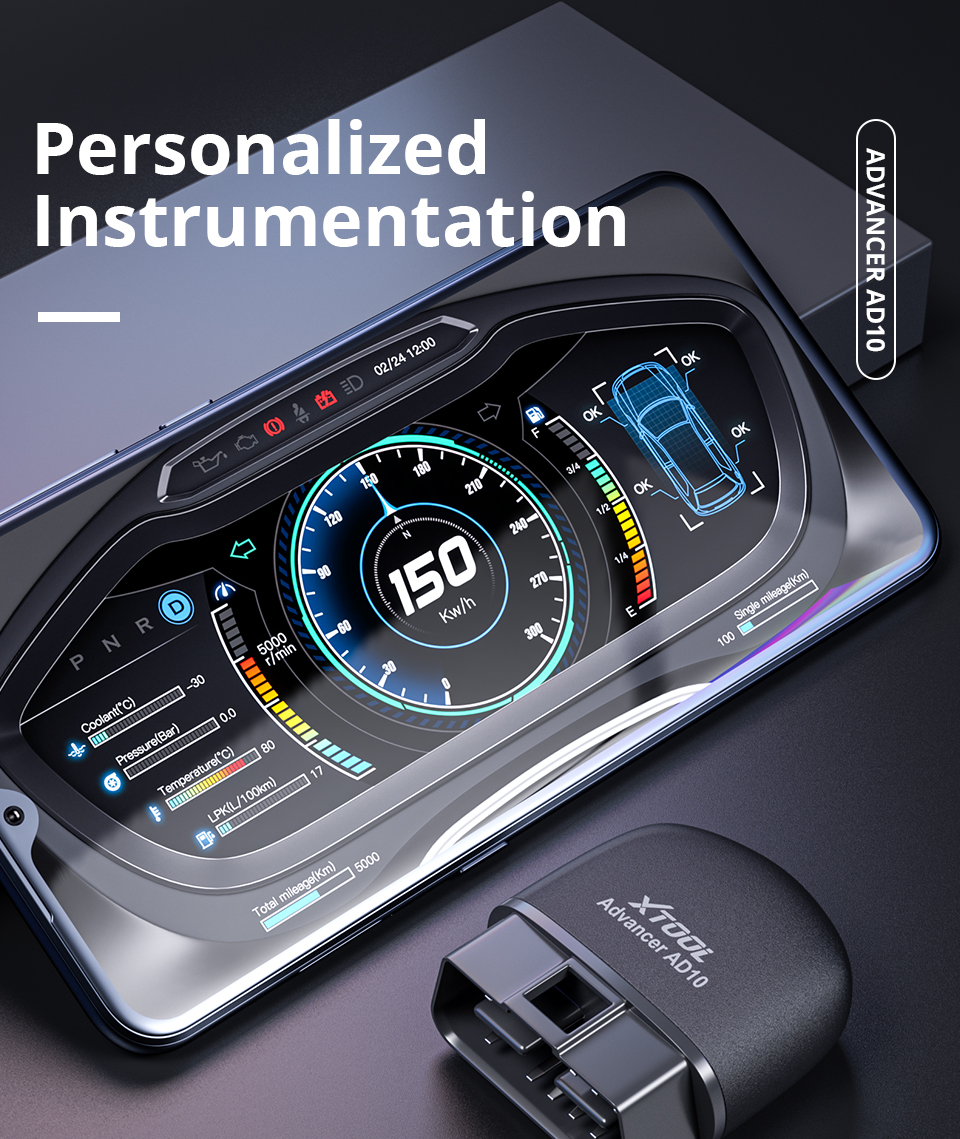 XTOOL AD10 personalized instrumentation