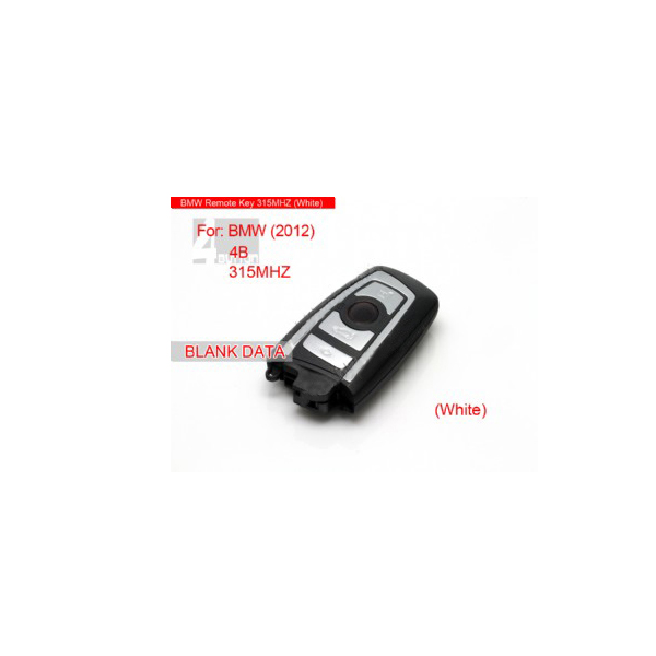 Smart key 4 Button 315MHZ 2012(White) for BMW 7series