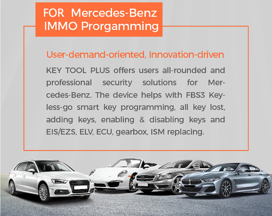 VVDI Key Tool Plus Mercedes-Benz IMMO Programmation