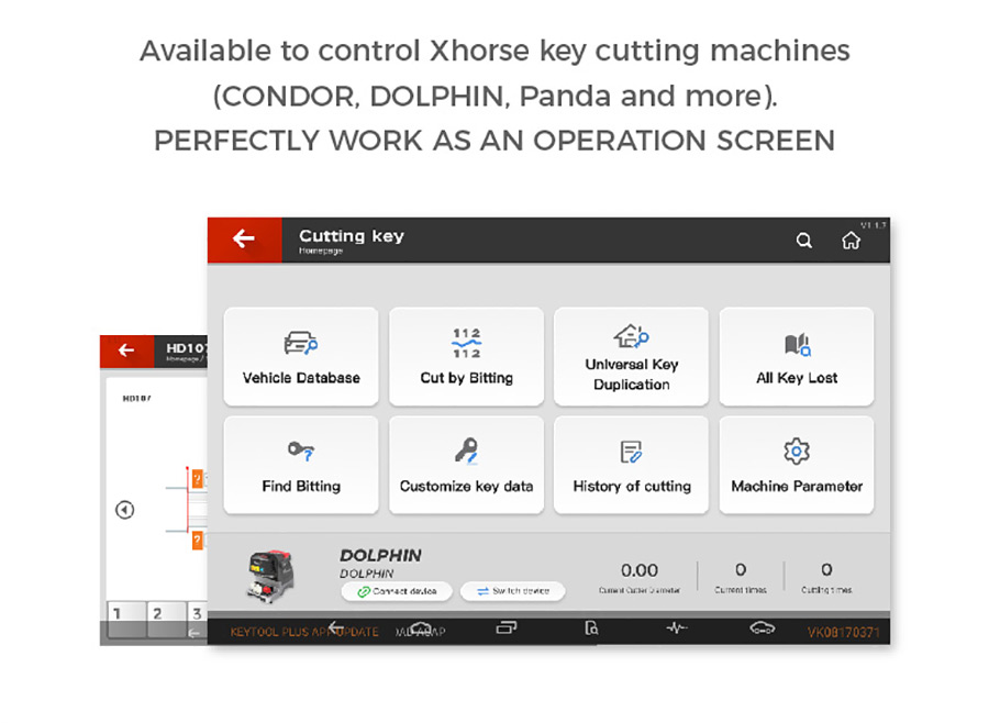 key tool plus controle key cutting machine 1