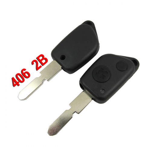 406 Remote Key Shell 2 Button of Peugeot 5pcs/lot