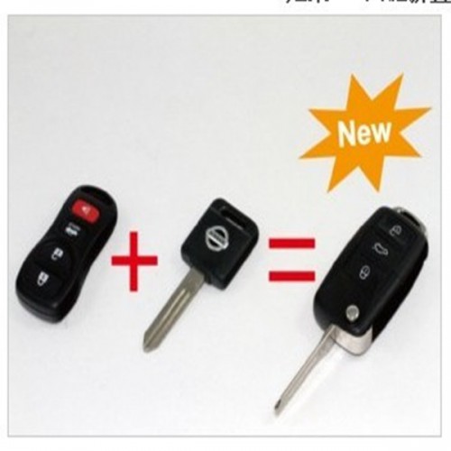 Remote Key (3 +1 ) 4 Button 315MHZ For Nissan
