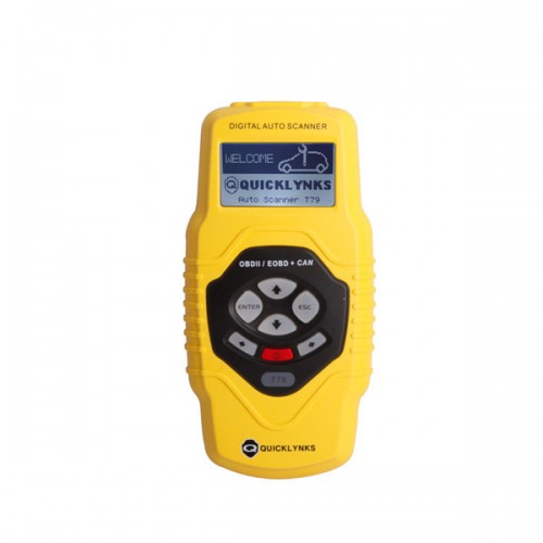 Highend Diagnostic Scan Tool OBDII auto scanner T79(yellow, multilingual, updatable)