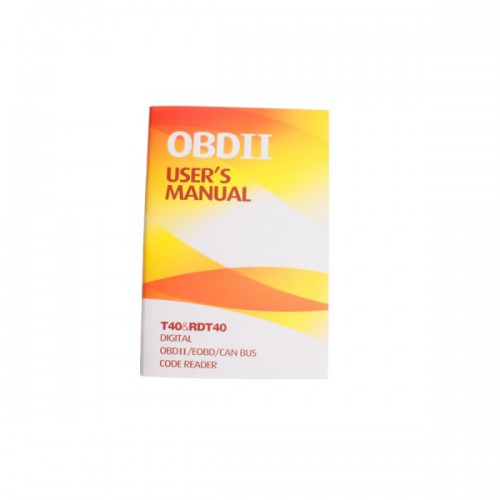 Original Factory OBD2 Scanner/Auto Basic Code Reader T40(multilingual)