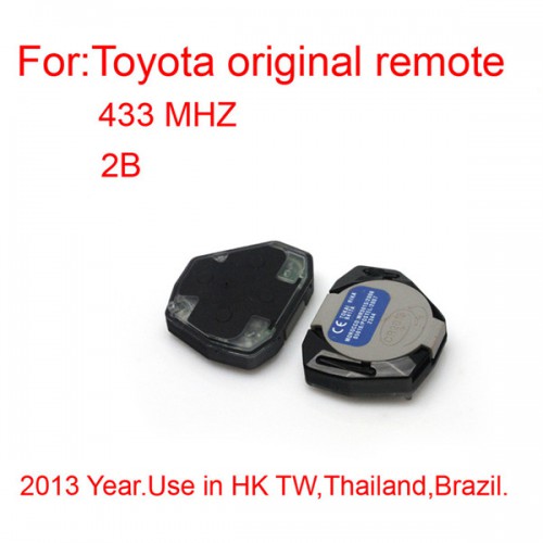 Original Toyota remote 2 button 433MHZ