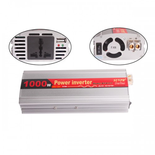 1000W USB Car Inverter DC 12V to AC 220V
