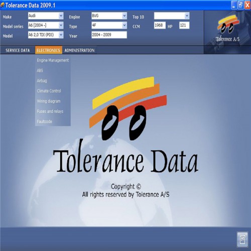 Tolerance Data 2009.2