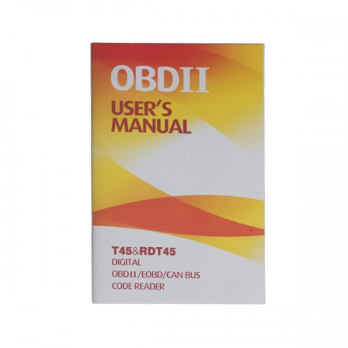 CAN OBD2/EOBD V-A-G code reader T45(multilingual)
