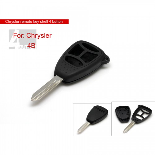Remote key shell 2+1 button For Chrysler 5pcs/lot