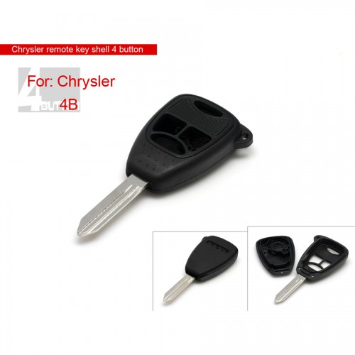 Remote key shell 2+1 button For Chrysler 5pcs/lot