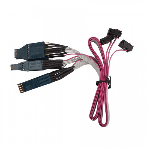 Set of NO. 42 Cable EEPROM DIP-8CON NO. 43 Cable EEPROM SOIC-14CON NO.44 Cable EEPROM SOIC-8CON for Jan Version Tacho Pro