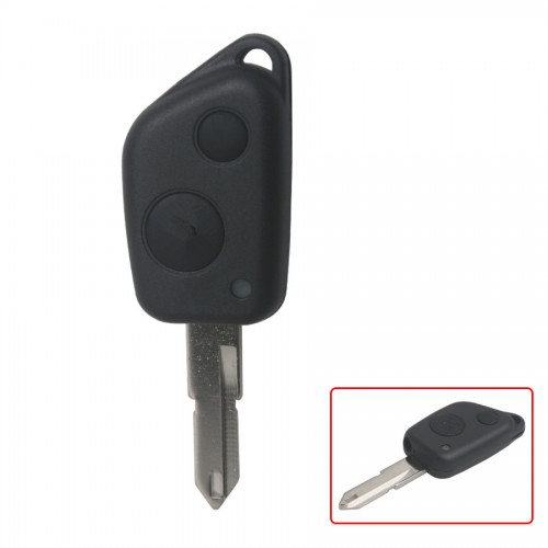 206 Remote Key Shell 2 Button Peugeot 5pcs/lot