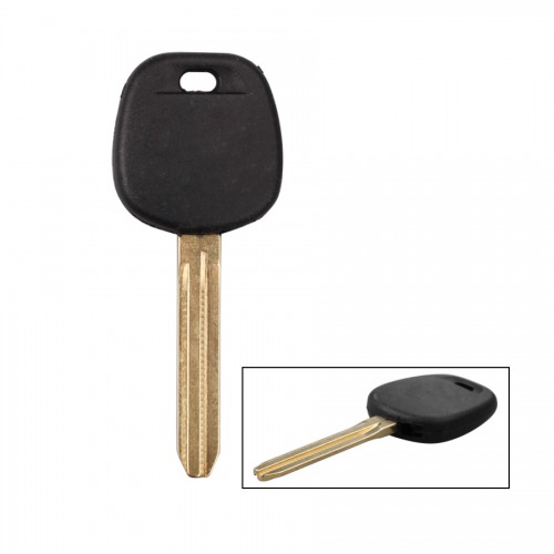 Car key shell with rubber For toyota 10pcs/lot