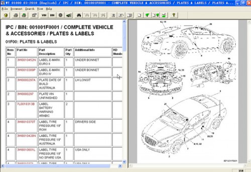 Repair Workshop Service Manual EPC ASSIST IETIS 2010 for Bentley Support French