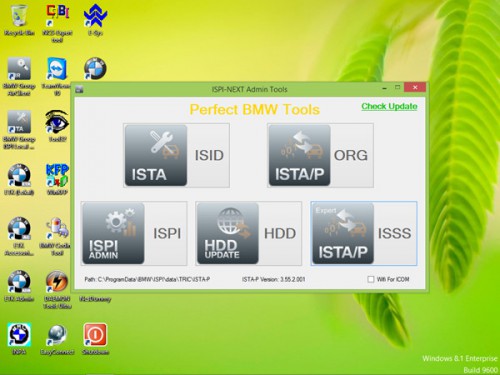 Perfect Version V2015-4 BMW ICOM ISTA-D 3.48.30 ISTA-P 3.55.2.001 Win8 System 256GB SSD Support Multi-languages