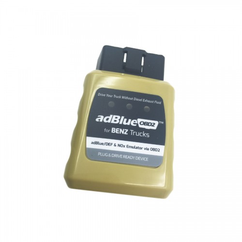 Ad-blueOBD2 Emulator for BENZ Trucks Plug and Drive Ready Device by OBD2