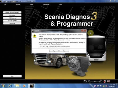 SDP3 V2.27 Software for SCANIA VCI2/VCI3 without USB Dongle