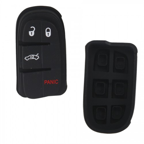 Button rubber 3+1 button coque (use for Dodge Chrysler Jeep)