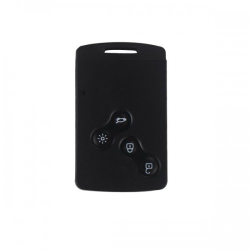 Renault Koleos half smart remote key 4buttons 433 mhz PCF7941(After market) sliver logo