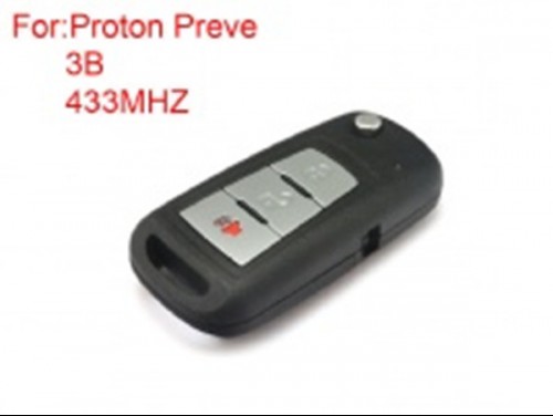 Proton Preve Remote Key 3 Buttons 433MHZ