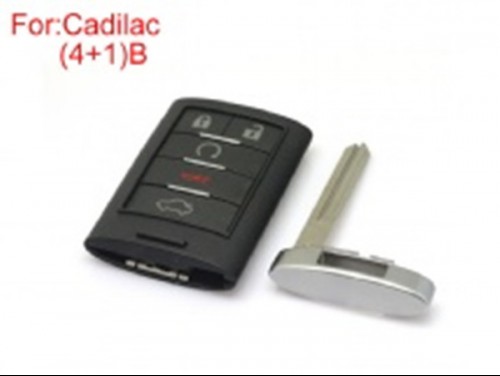 Cadillac remote key shell (4+1) buttons 5pcs