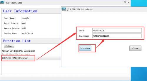 JLR SDD Coded Access Password with 1000 Times Online Activation