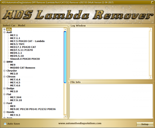 DPF/EGR/LOMBDA Remover 3 en 1 DPF/EGR V2017.5 Lambda V2017.3 Logiciel a besoin d'Activer